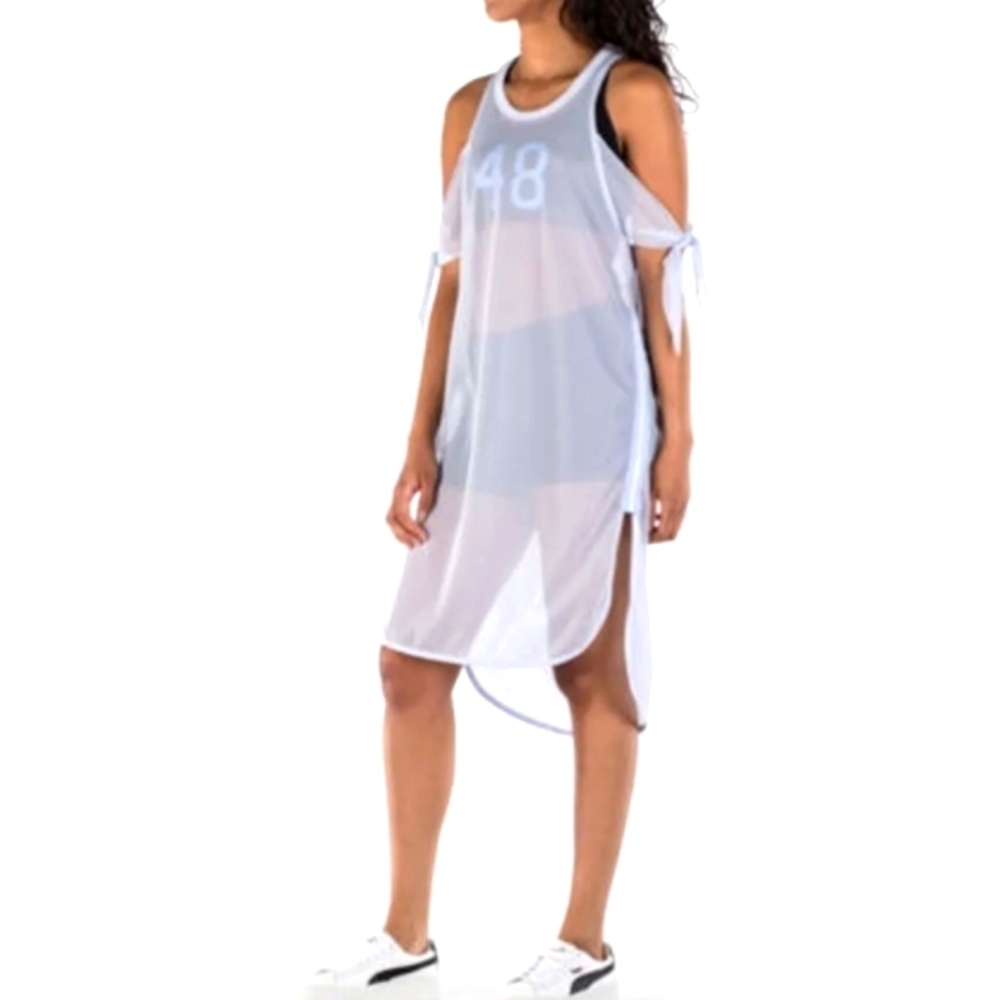 Puma Xtreme mesh frill dress Halogen Blue